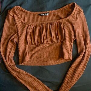 SHEIN, SMALL, CROP TOP LONG SLEEVES